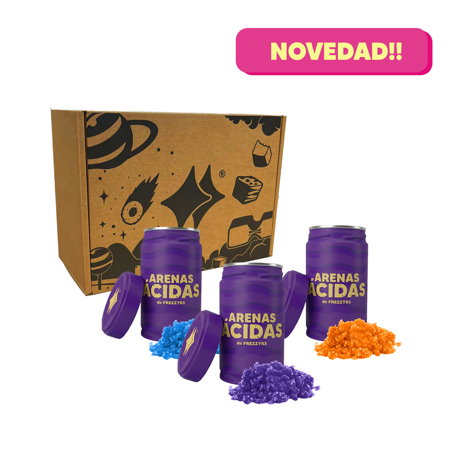 Pack Arenas Ácidas de Frezzyks
