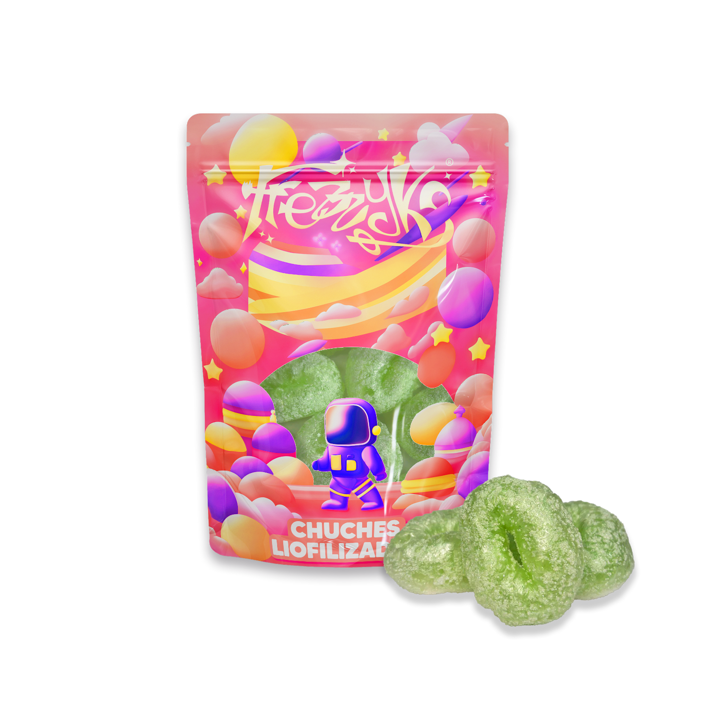 Aros de Manzana Liofilizados