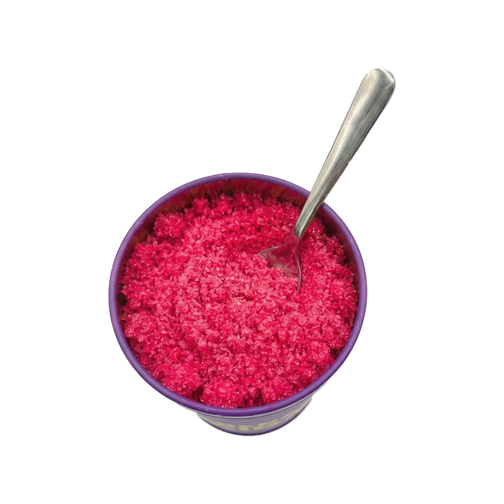 Lata de Arenas Ácidas de Frezzyks de fresa con textura kinética