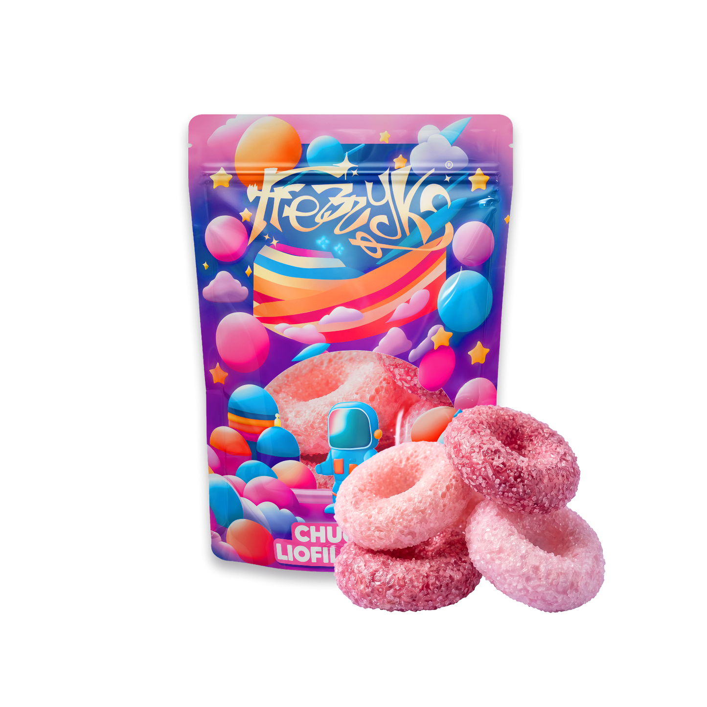 Aros de Frutos del Bosque Liofilizados