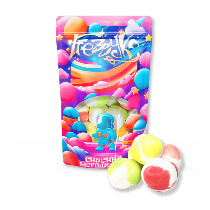 Bolardos de frutas Liofilizados