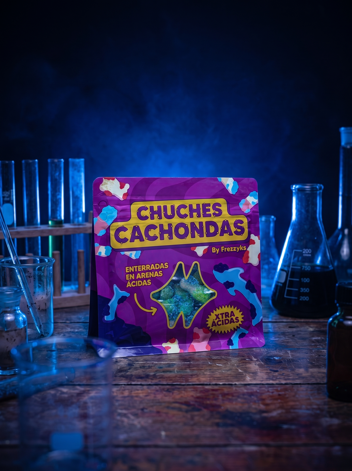 Minigusanos ácidos cachondos de arandanos