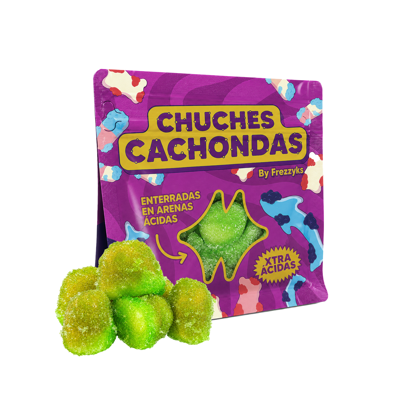 Besitos cachondos de manzana