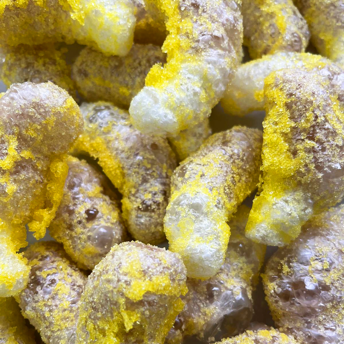 Colas de limón Xtreme de Frezzyks en primer plano