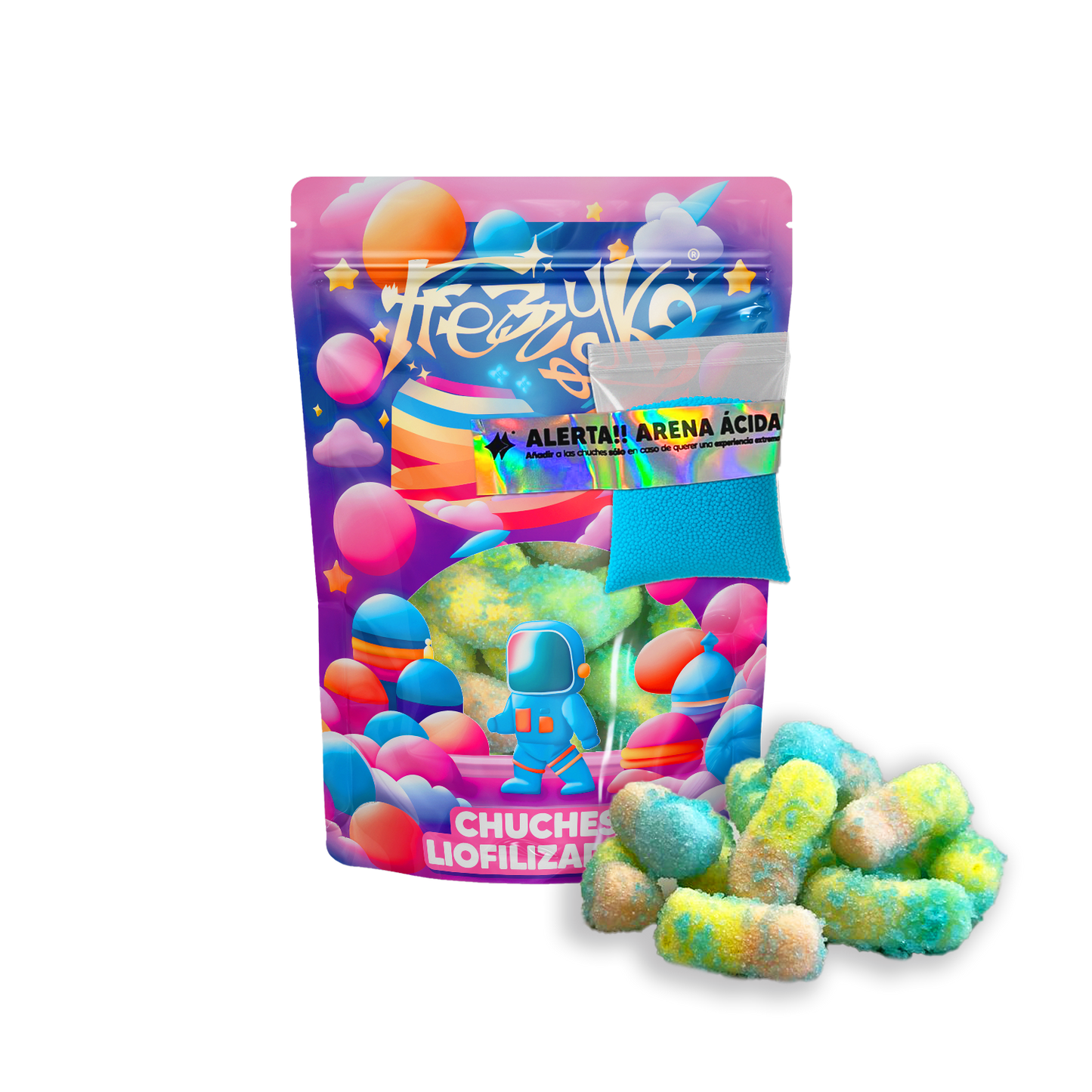 Minigusanos ácidos Arandanos Xtreme