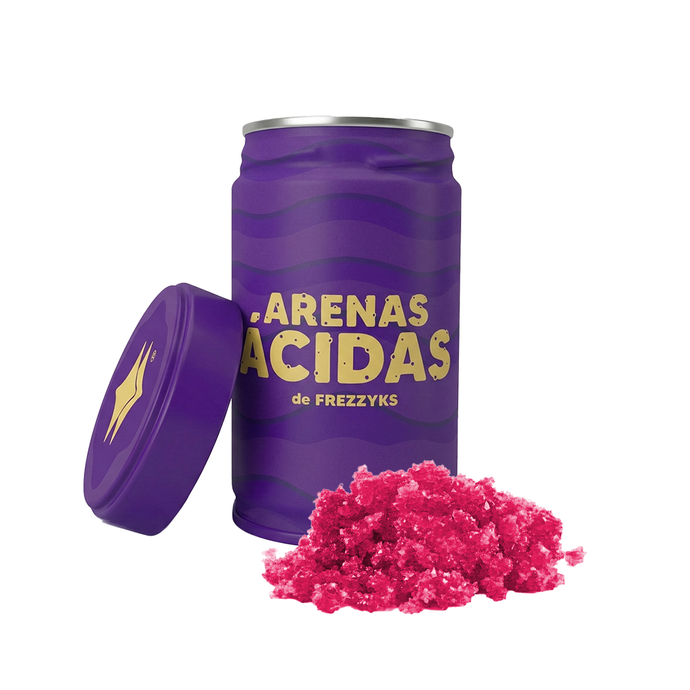 Lata de Arenas Ácidas de Frezzyks de fresa