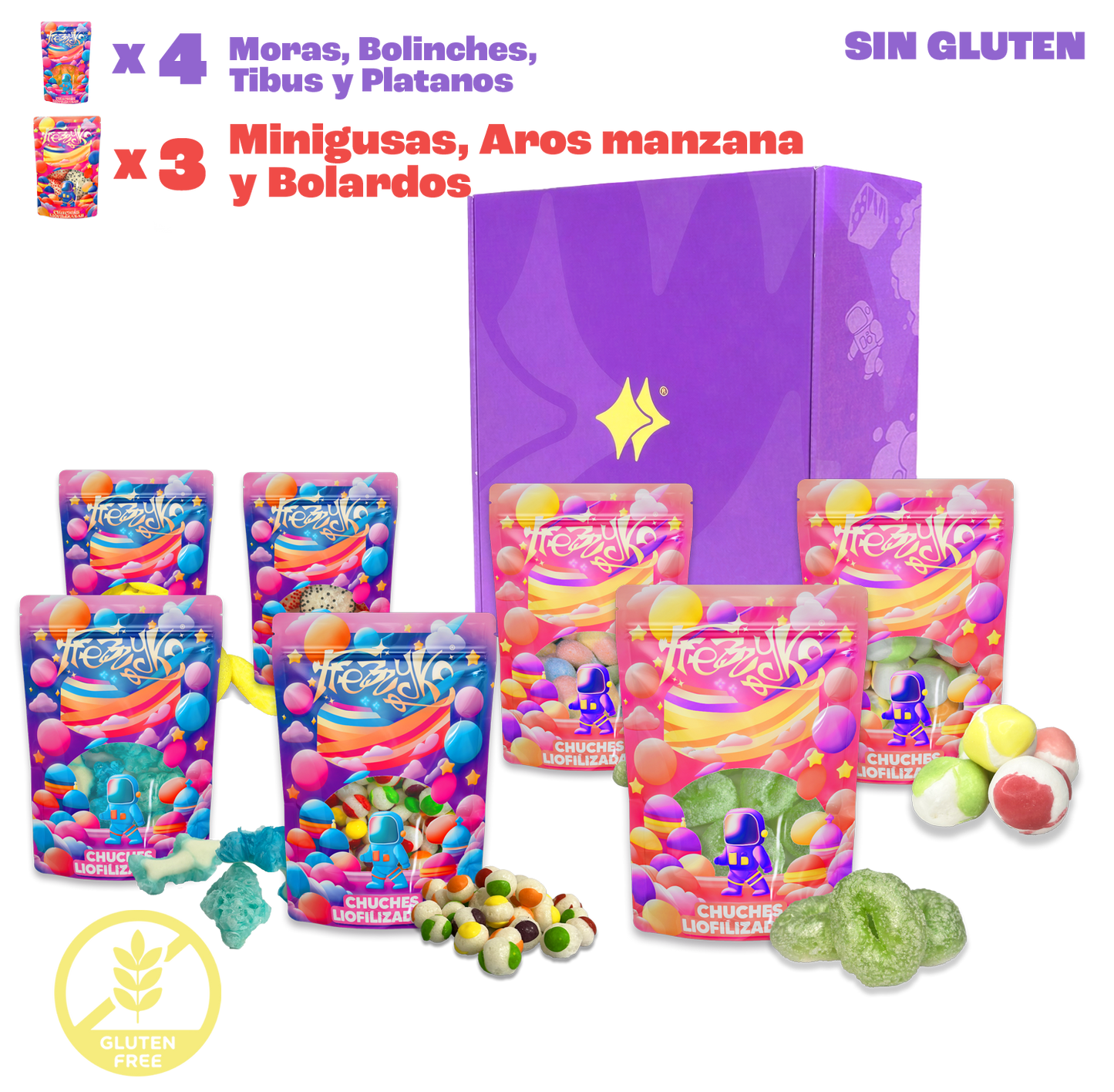 Mega pack Comparte y Disfruta Sin Gluten