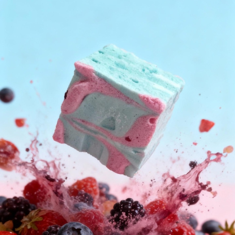 Marshys de frutos de Frezzyks en primer plano