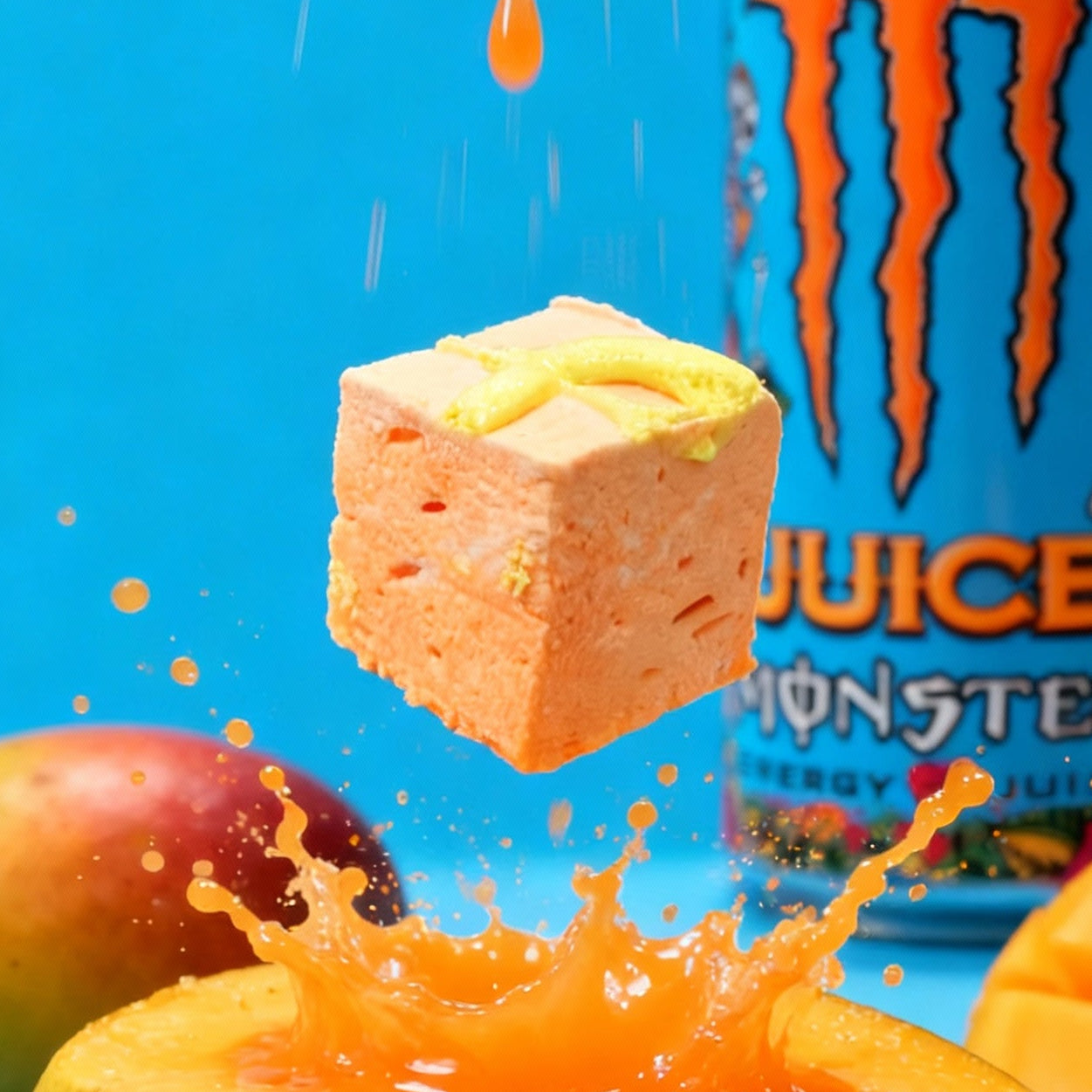 Marshys de mango de Frezzyks en primer plano