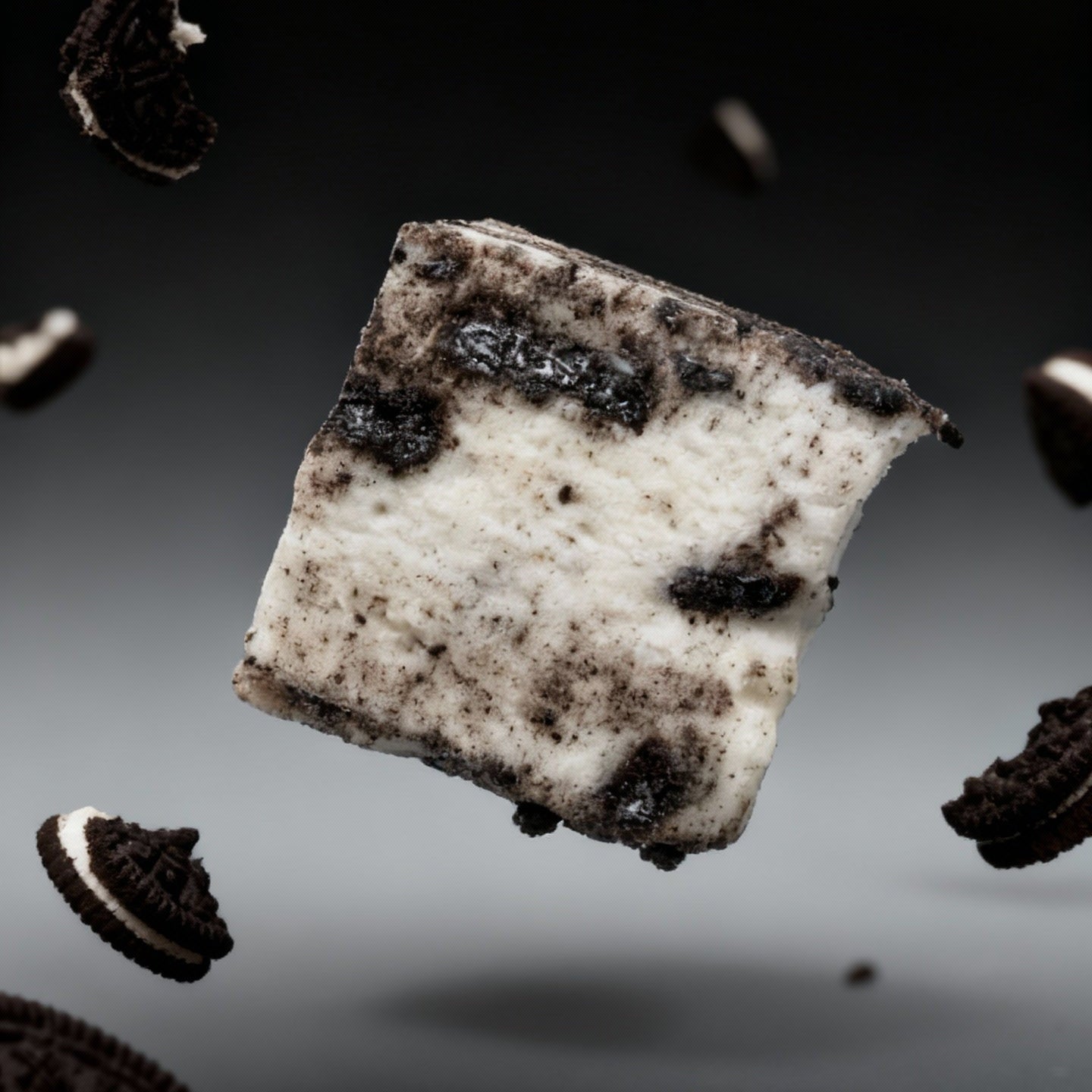 Marshys de oreo de Frezzyks en primer plano