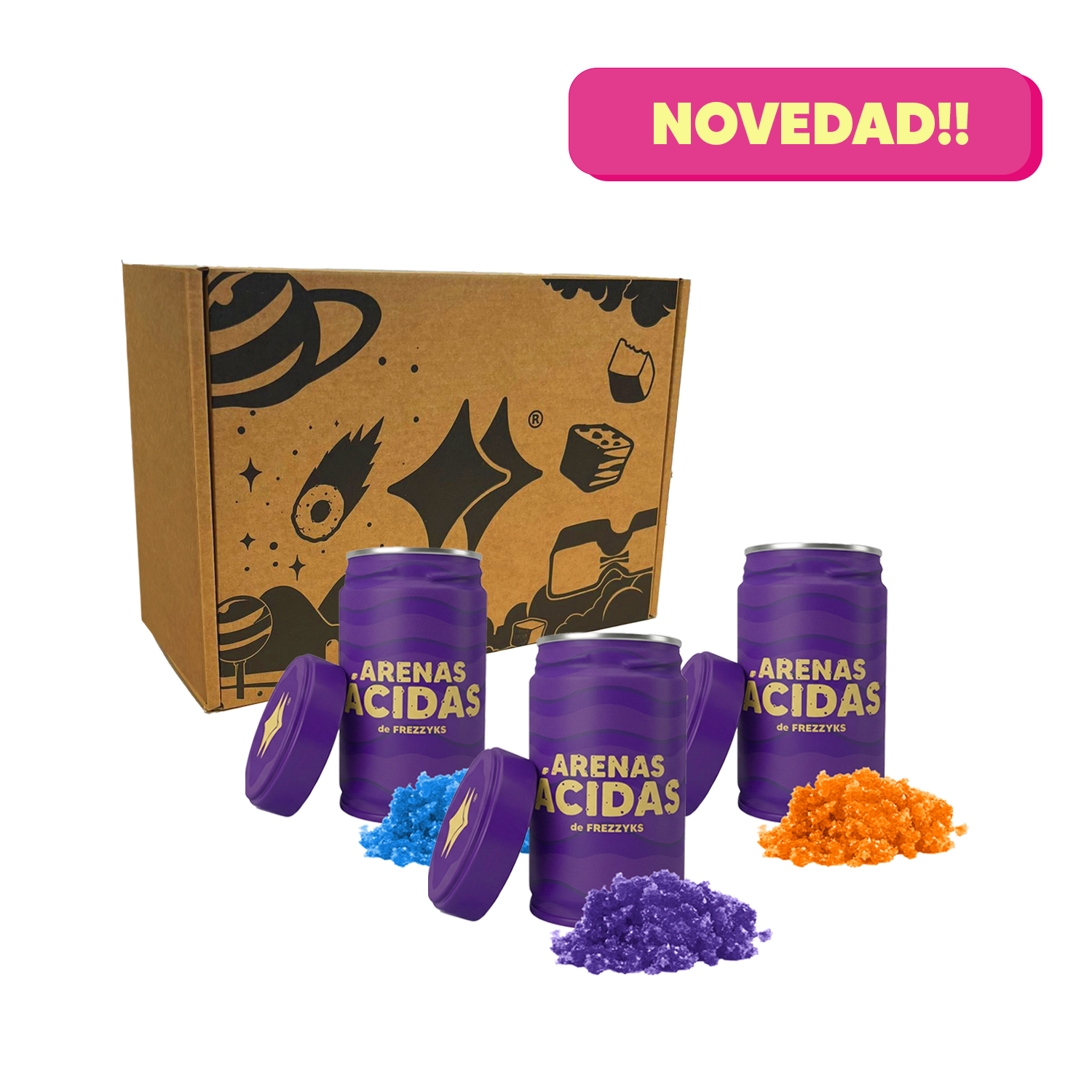 Pack Arenas Ácidas de Frezzyks
