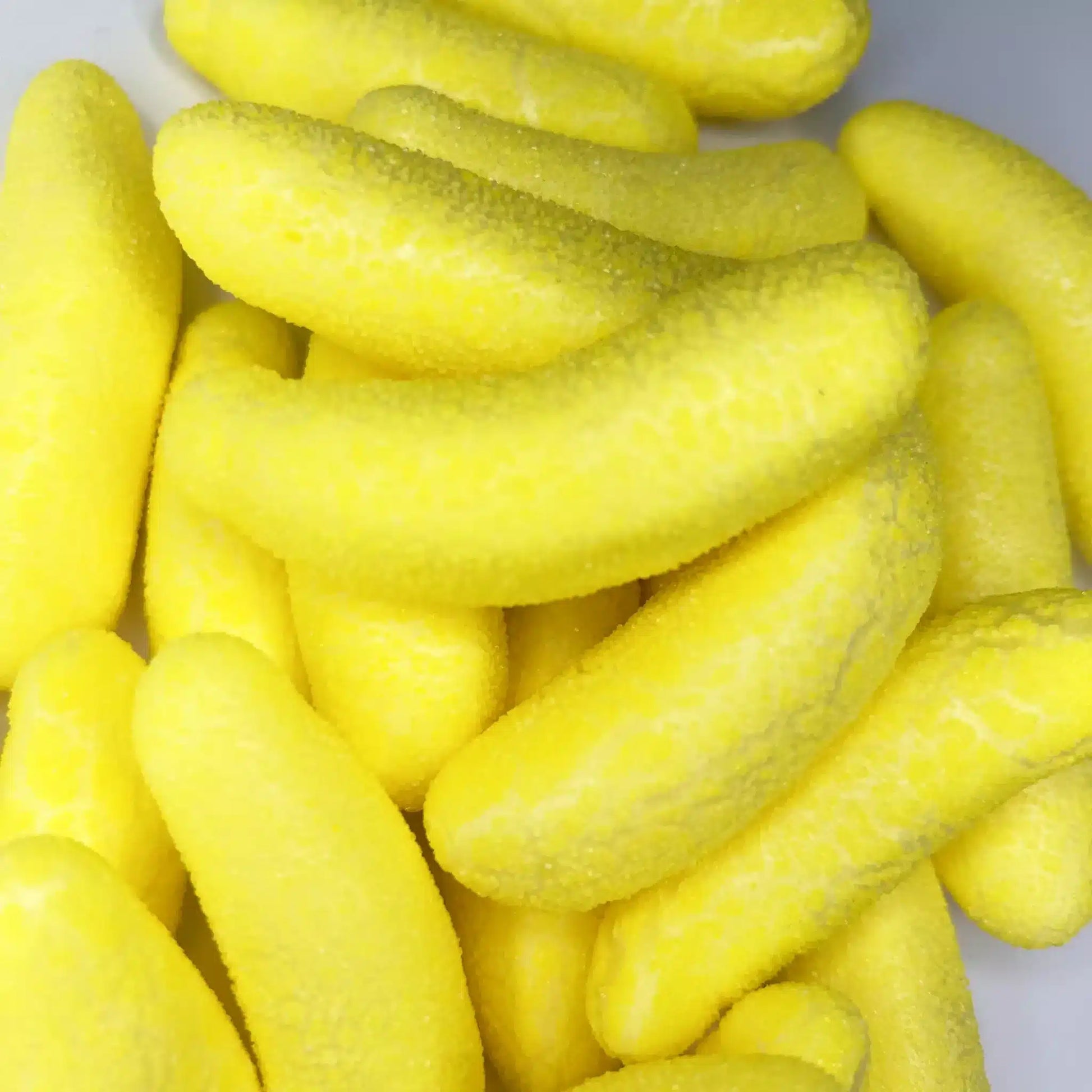 Plátanos liofilizados de Frezzyks en primer plano