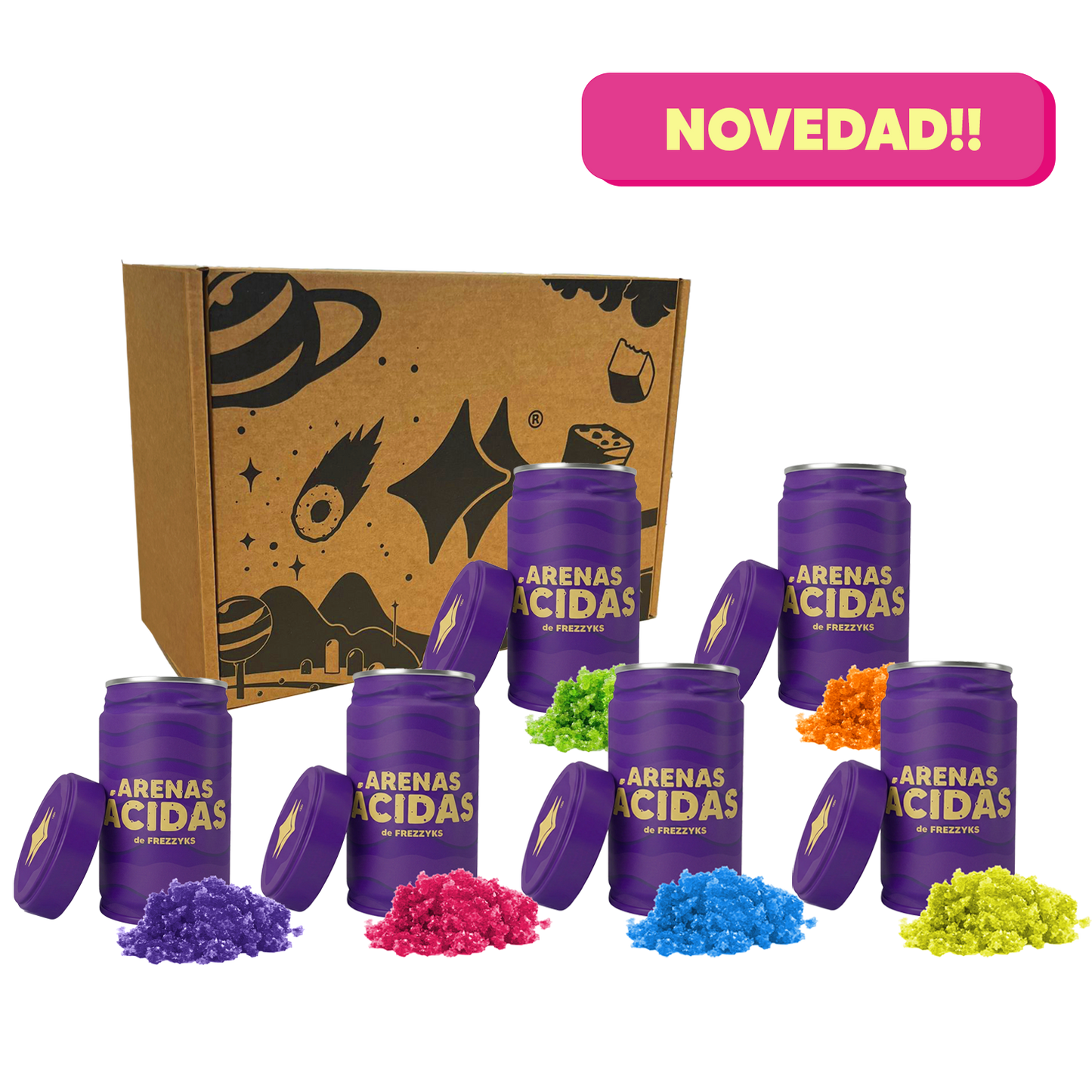 SuperPack Arenas Ácidas de Frezzyks