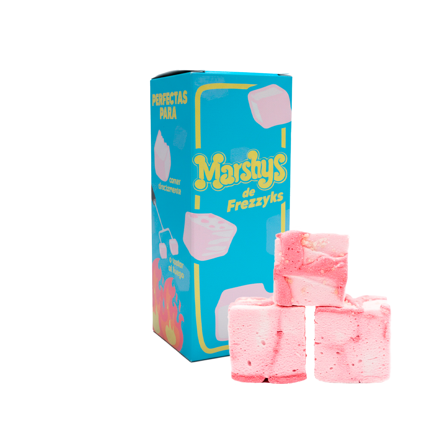 Marshys de Cheesecake de fresa