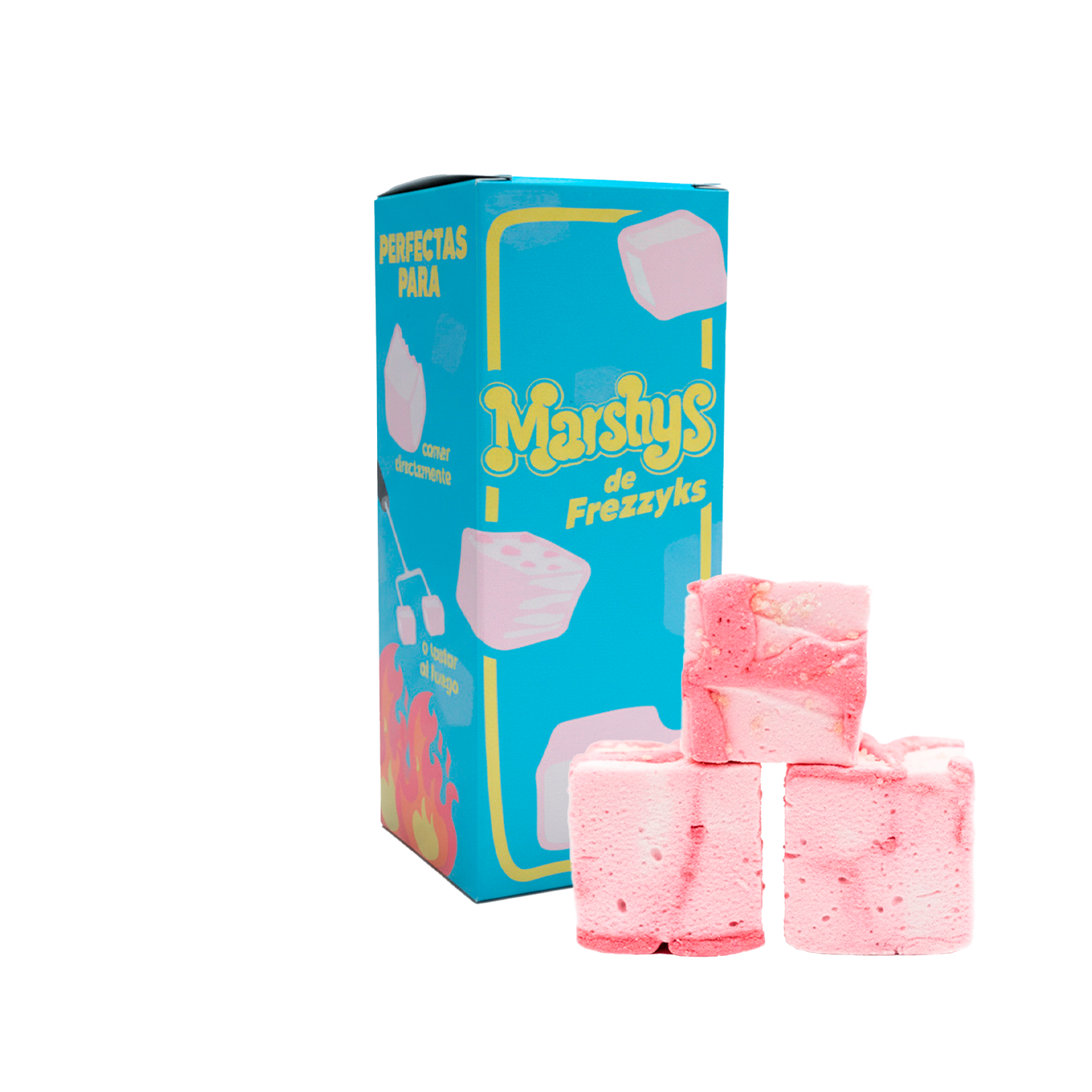 Marshys de Cheesecake de fresa