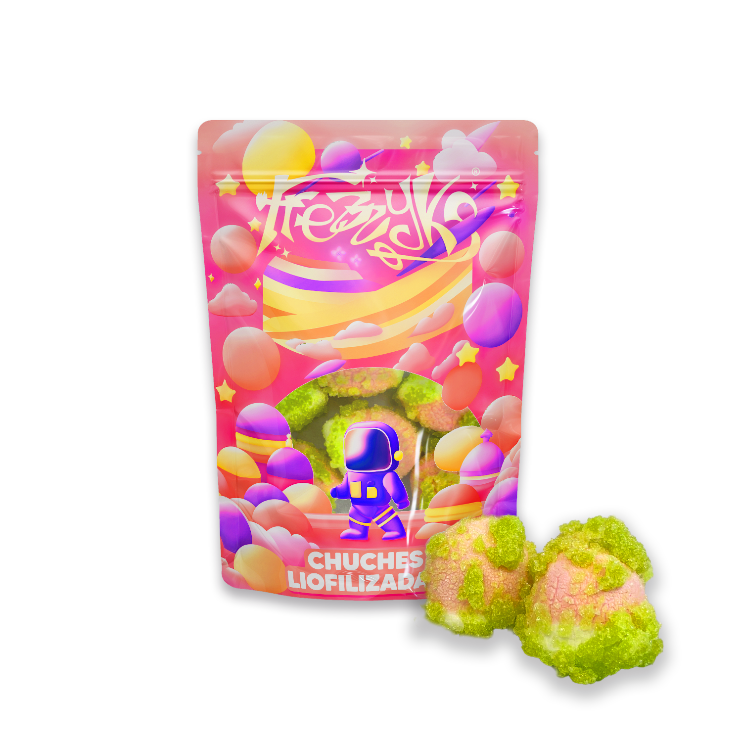 Besitos manzana Liofilizados