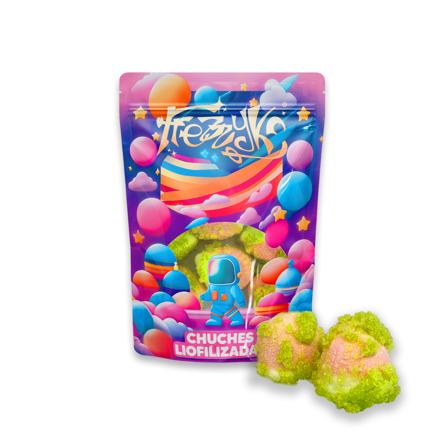 Besitos manzana Liofilizados